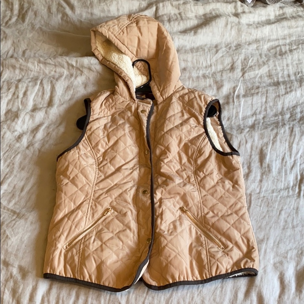 Taupe outerwear Vest